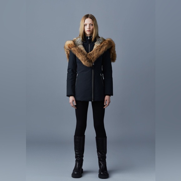 MACKAGE AKIVA Down Coat with Toscana fur trimmed hood - Picture 3 of 8